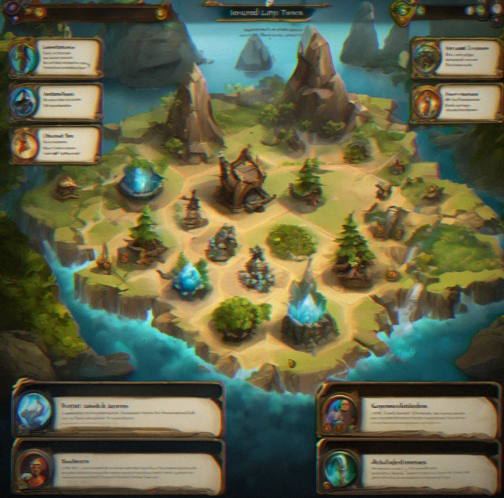 Level-up screen showing character at level 47 with skill point allocation across three talent trees and equipped legendary artifacts